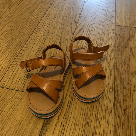 cat and jack rainbow sandals